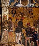 Andrea Mantegna The Court of Gonzaga oil painting reproduction